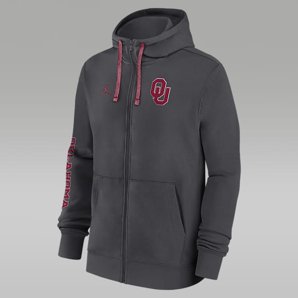 【Nike】Oklahoma Sooners Victory Jordan Zip Long-Sleeve Top Oklahoma Sooners Victory Men's Nike Dri-FIT College 1/2-Zip